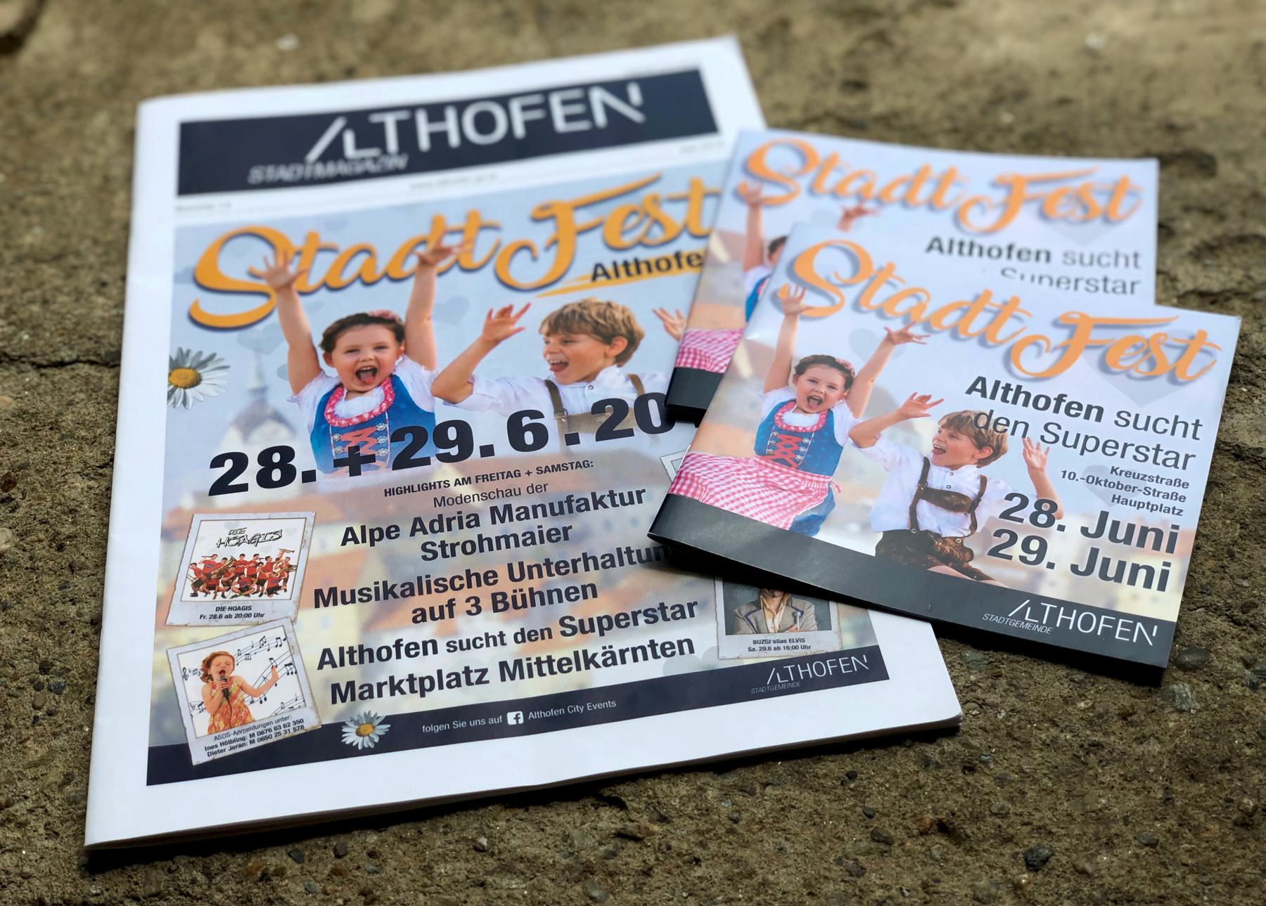 Booklet&Zeitschrift Stadtfest